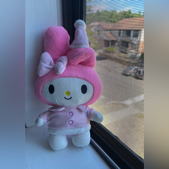 My Melody by Sanrio Holiday Hello Kitty & Friends My Melody Plush  12" - Picture 1 of 5